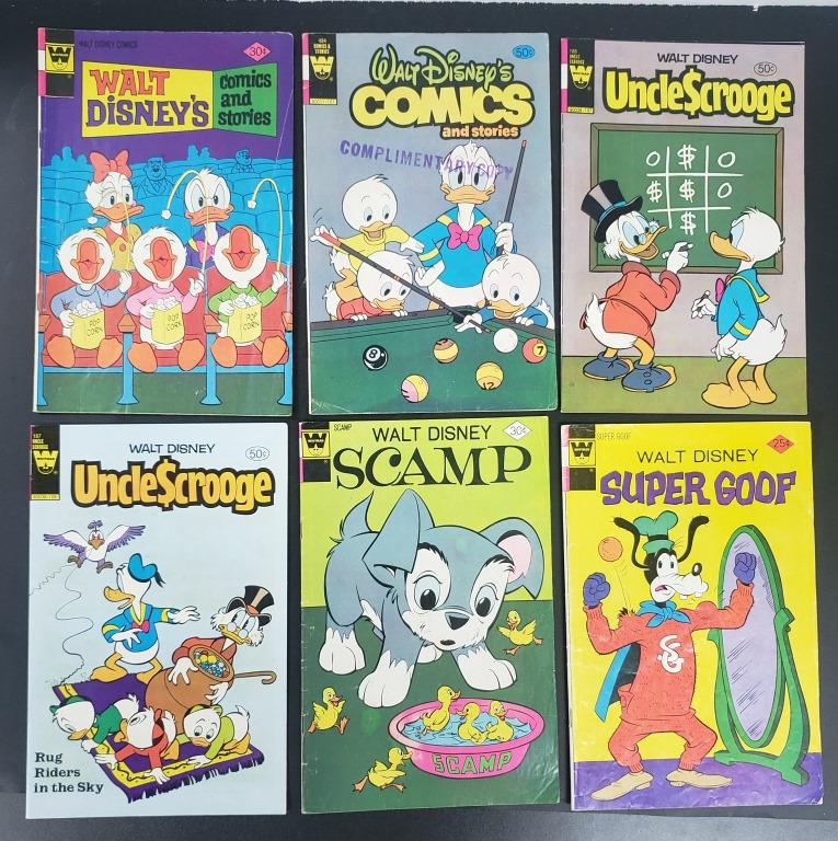 (5) WHITMAN WALT DISNEY'S COMICS (1 of 2)