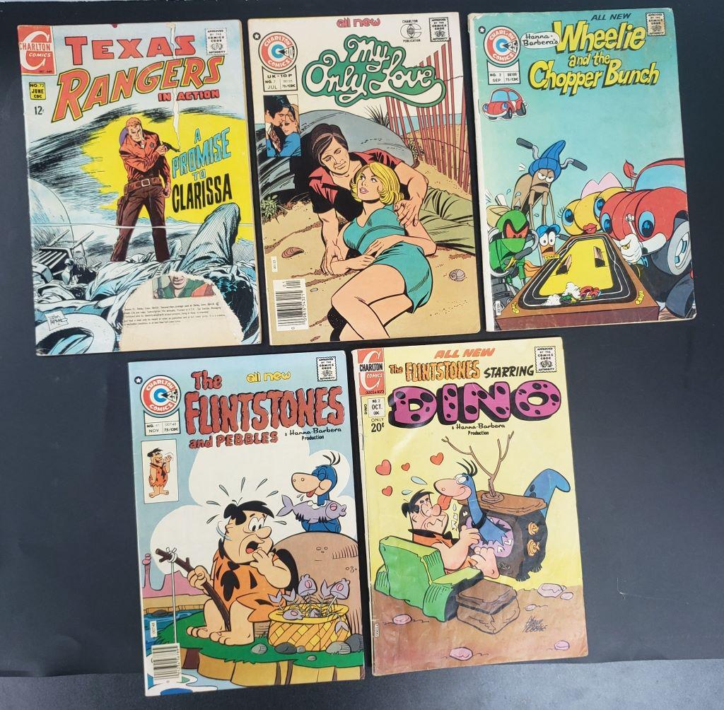 (5) CHARLTON VINTAGE COMICS (1 of 2)