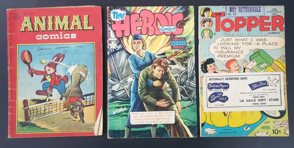 (3) VINTAGE COMICS: TIP TOPPER (1 of 2)