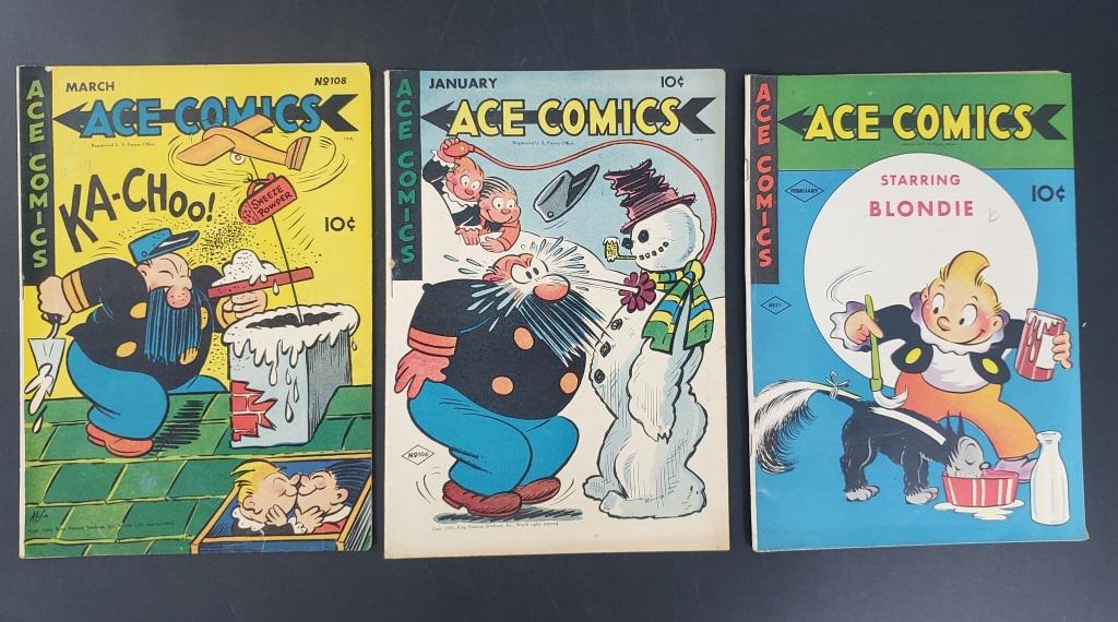 (3) ACE COMICS 1943 #71, 1946 #106, (1 of 2)
