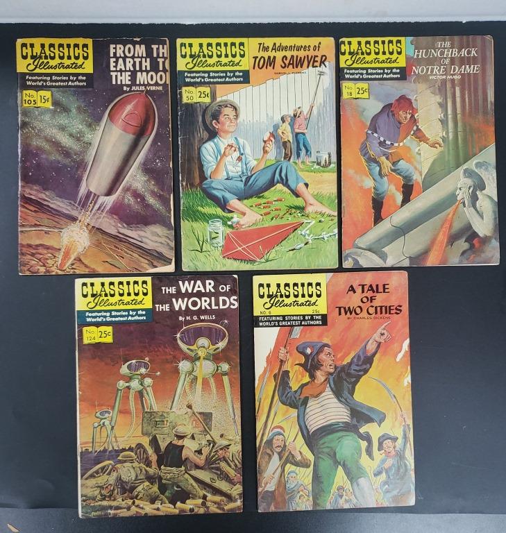 (5) CLASSIC ILLUSTRATED BOOKS (1 of 2)