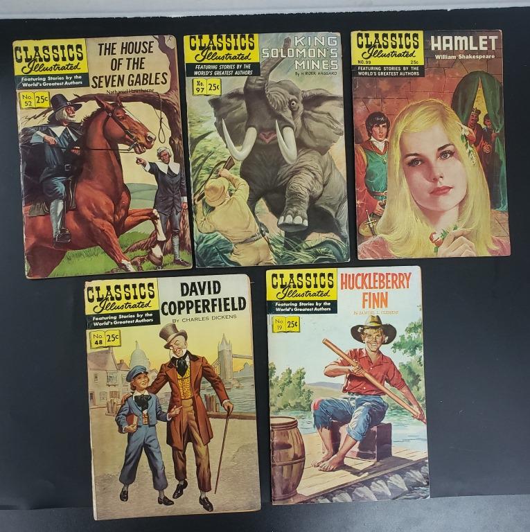 (5) CLASSIC ILLUSTRATED BOOKS (1 of 2)