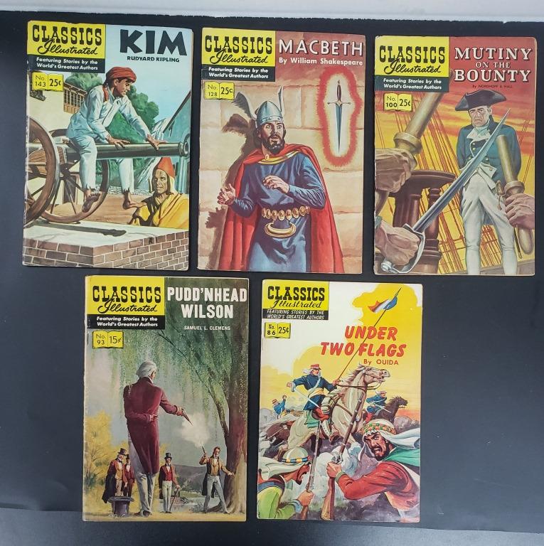 (5) CLASSIC ILLUSTRATED BOOKS (1 of 2)