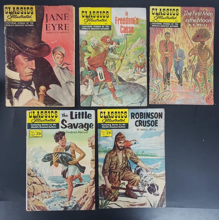 (5) CLASSIC ILLUSTRATED BOOKS (1 of 2)