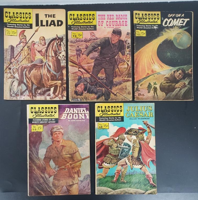 (5) CLASSIC ILLUSTRATED BOOKS (1 of 2)