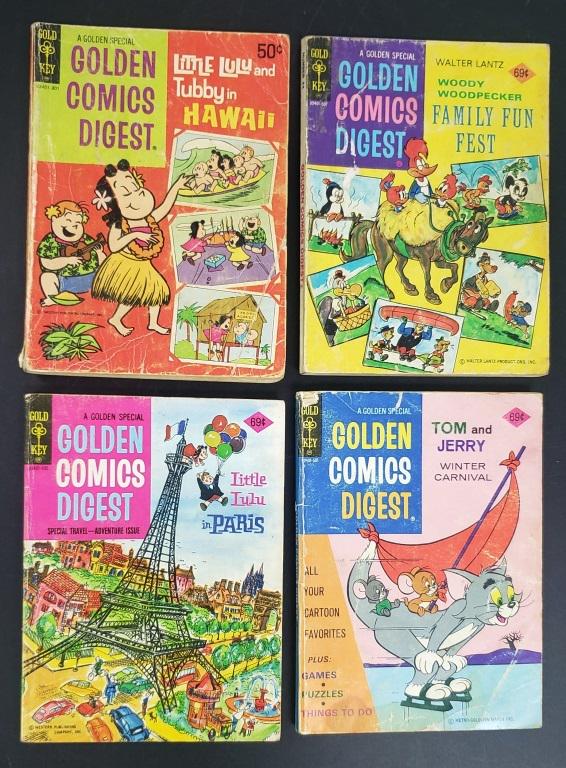 (4) GOLD KEY GOLDEN COMICS DIGEST (1 of 2)