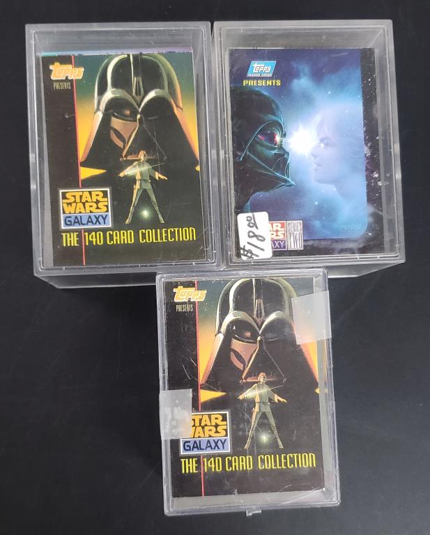 (3) STAR WARS CARD SETS (1 of 2)