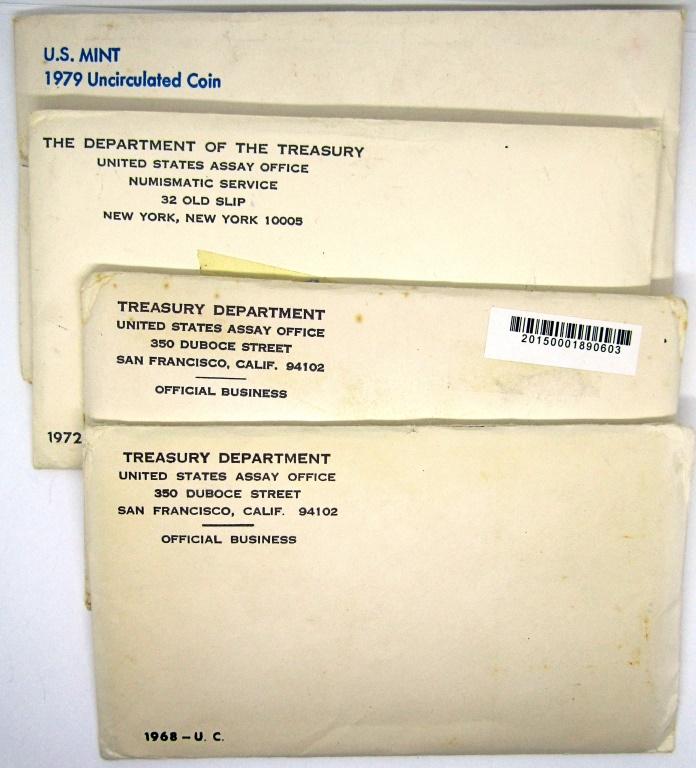 1968, 1969, 1972, 1979 U.S MINT SETS (1 of 5)