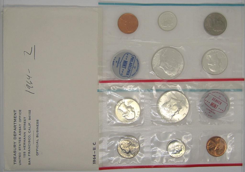1964 U.S. MINT SET P&D (1 of 3)