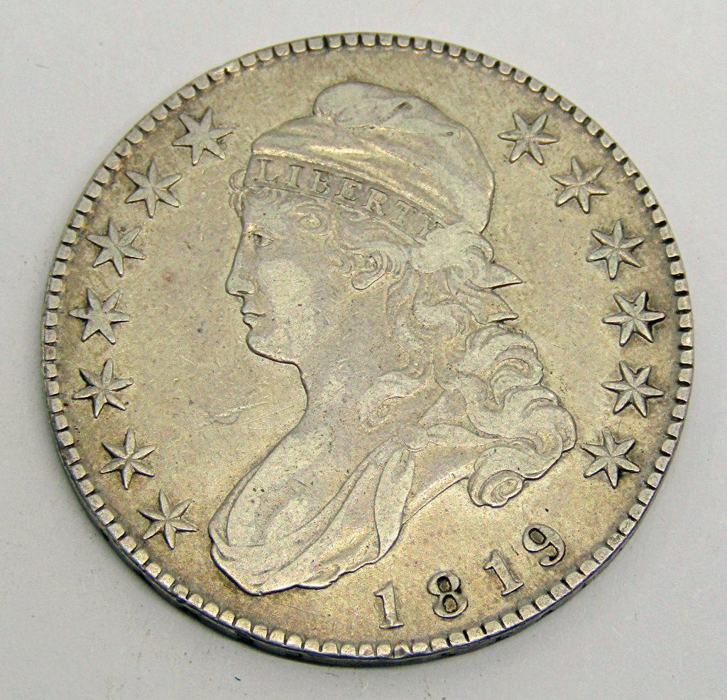 1819 CAPPED BUST HALF DOLLAR (1 of 2)