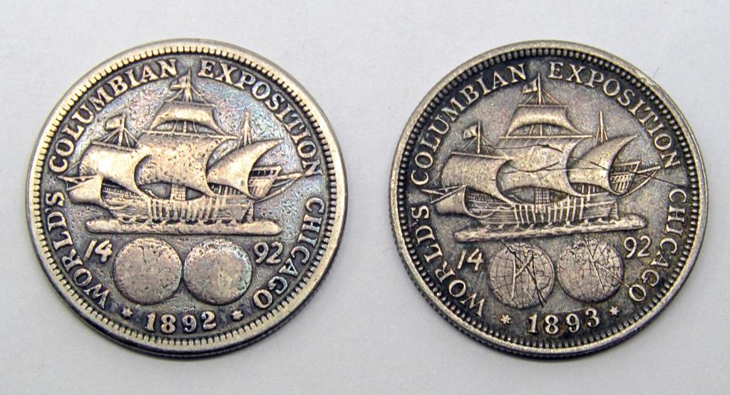 1892 & 1893 COLUMBIAN HALF DOLLARS (1 of 2)