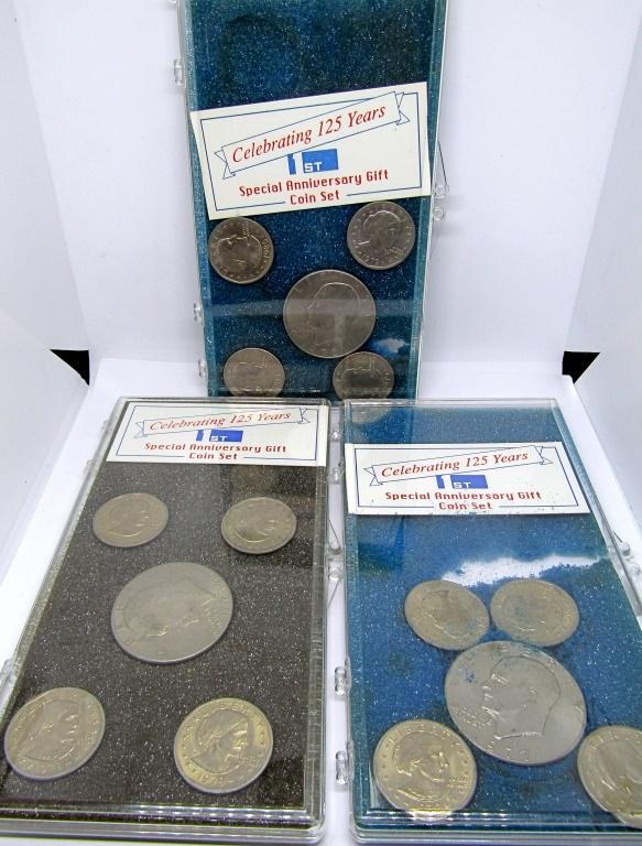 (3) SPECIAL ANNIV GIFT COIN SETS (1 of 4)