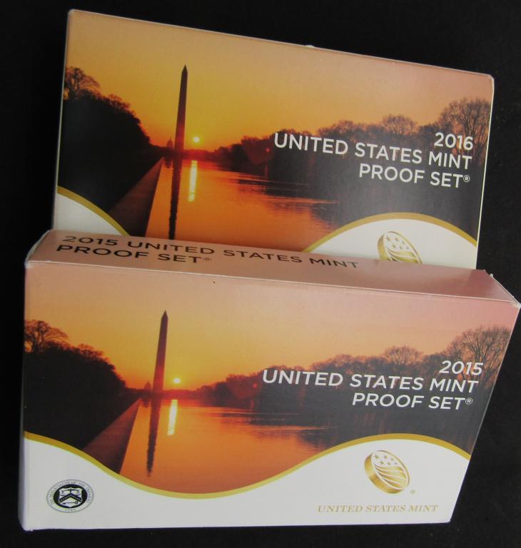 2015 & 2016 U.S. PROOF SETS (1 of 1)
