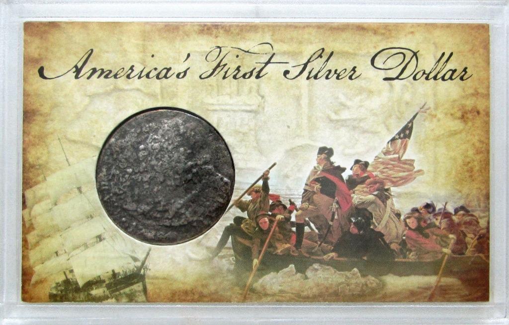 AMERICA'S FIRST SILVER DOLLAR 1783.: SPANISH SHIPWRECK 8 REALES