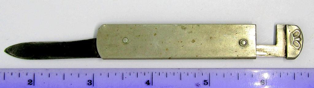 1940's Jet Knife Corp.: Vintage Folding Pocket Knife Push And Pull Opening