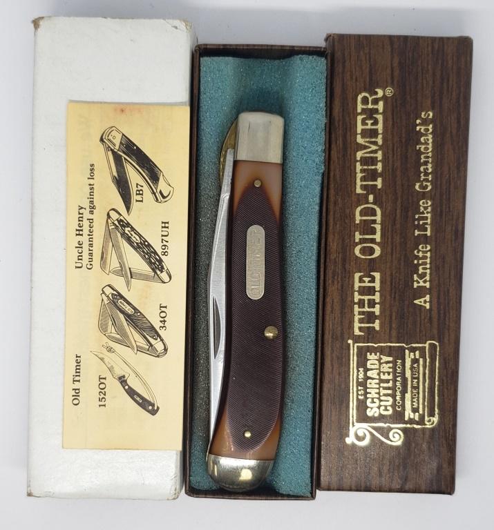SCHRADE THE OLD TIMER POCKET KNIFE (1 of 5)
