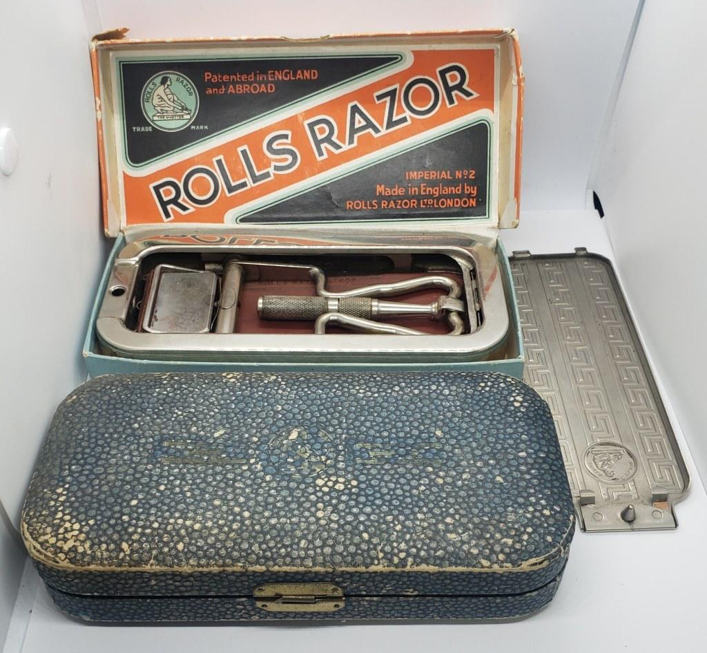 Antique Rolls Razor Imperial No. 2 Razor W/Travel (1 of 4)