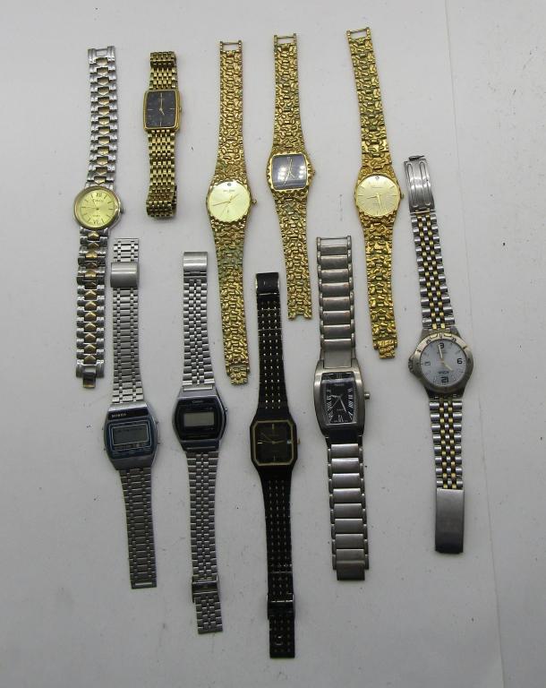 10 MENS QUARTZ  WATCHES-CASIO-(2)PIERRE BIDEAUX-CI (1 of 6)