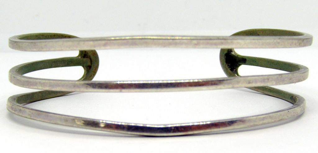 ALPACA MEXICO STERLING SPLIT SHANK CUFF (1 of 4)