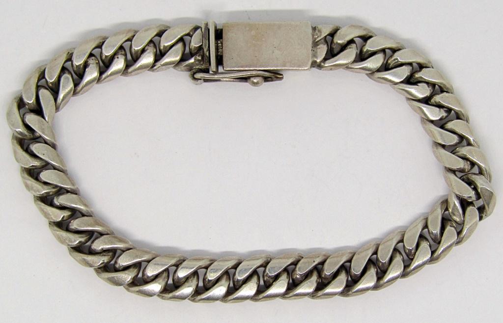 MEXICO IA-20 MEN'S STERLING LINKED BRACELET (1 of 3)