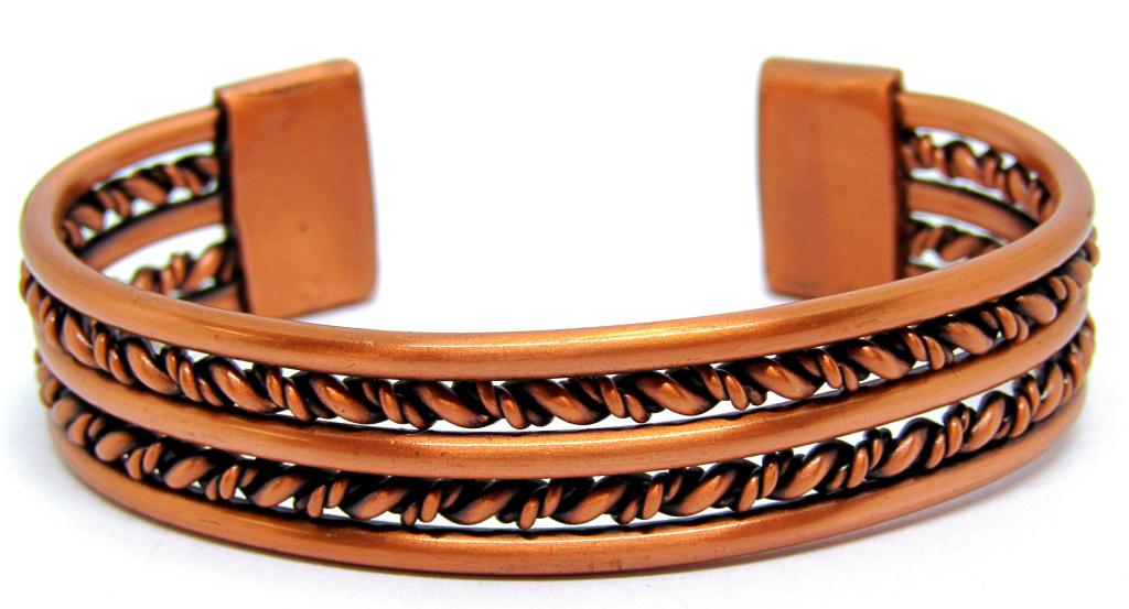 COPPER SOUTHWESTERN CUFF BRACELET (1 of 3)