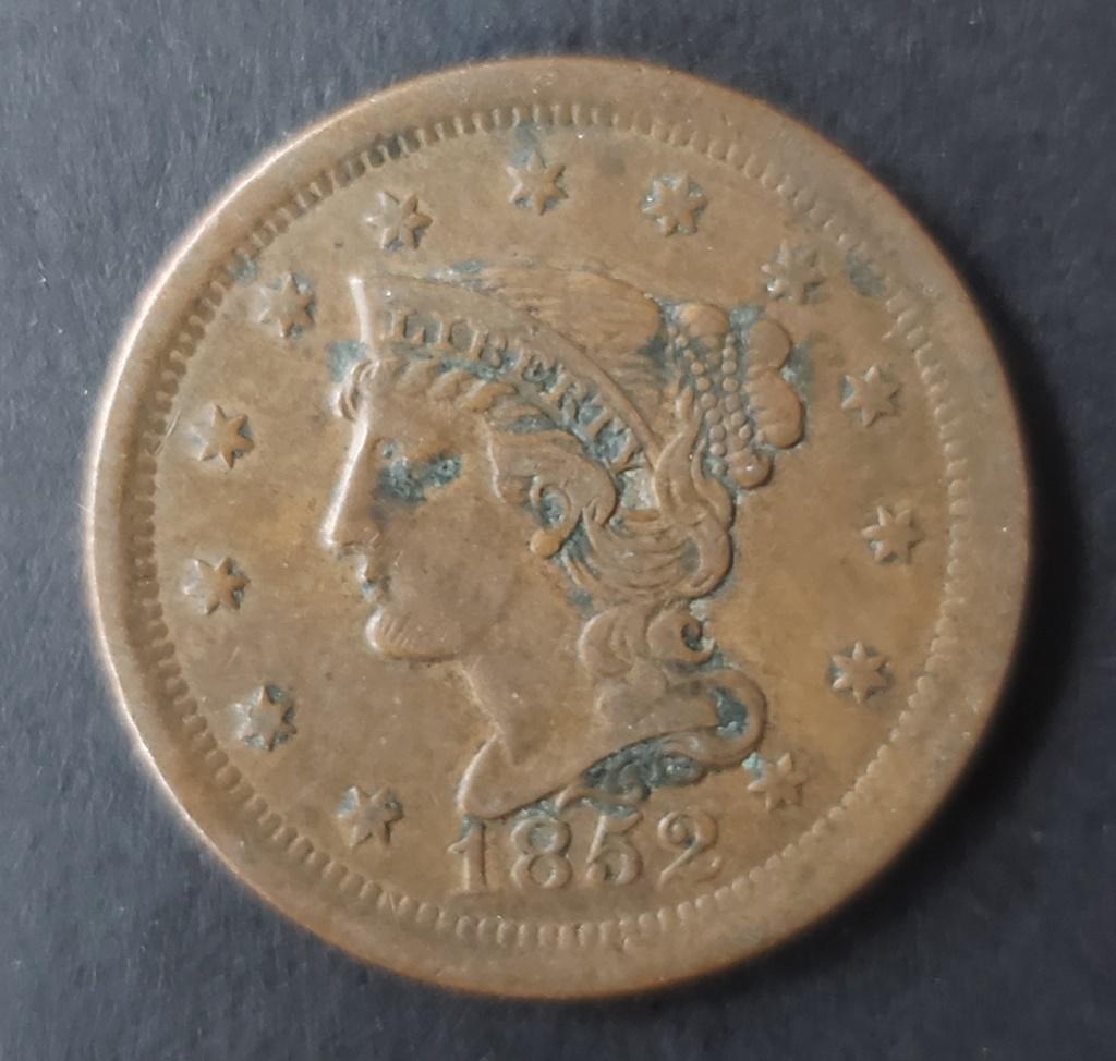 1852 LIBERTY HEAD LARGE CENT (1 of 2)