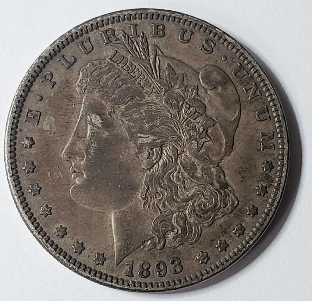 1893 MORGAN DOLLAR (1 of 2)