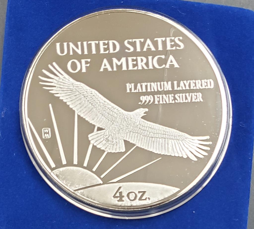 1997 Washinton Mint Giant Quarter. 4oz (1 of 3)