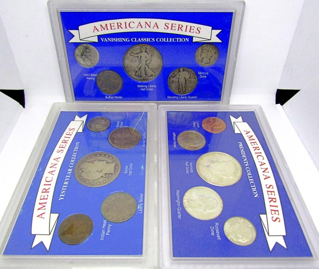 (3) AMERICAN SERIES U.S. COIN SETS (1 of 7)