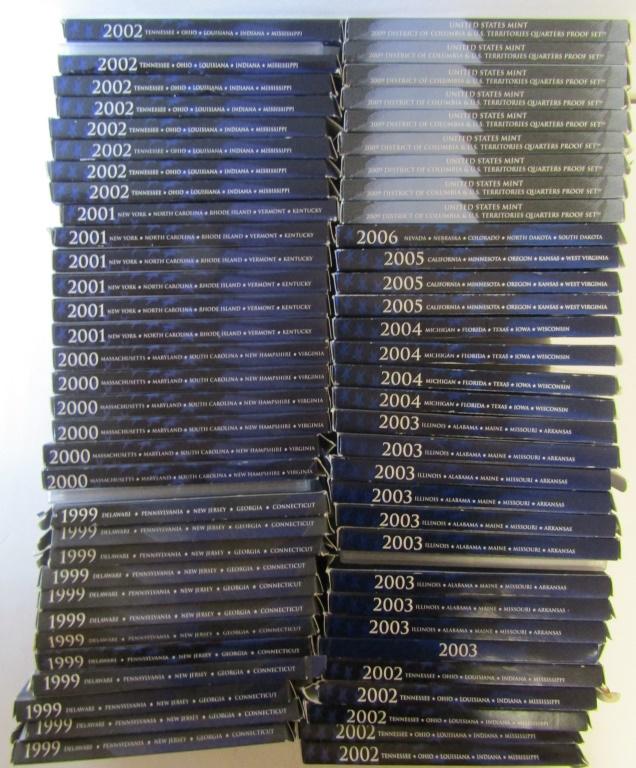 U.S. PROOF STATE QTR BULK LOT (67 SETS) (1 of 1)