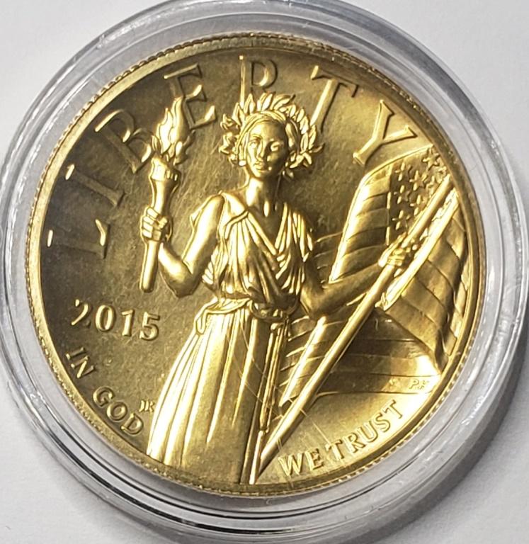 2015 AMERICAN LIBERTY $100 GOLD COIN (1 of 3)
