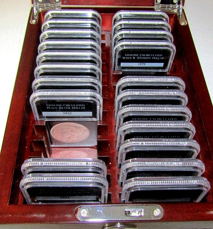 THE 20th CENTURY DOLLAR COINS COLLECTION (1 of 3)