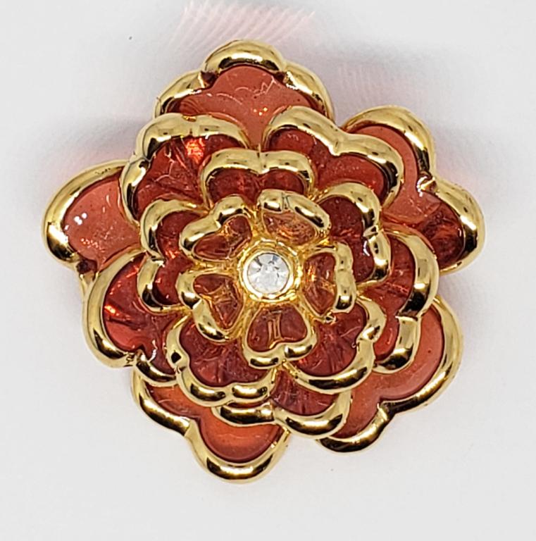 Joan rivers flower brooch store