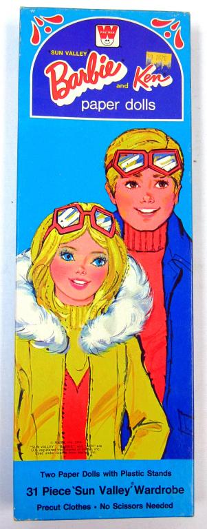 1974 Sun Valley Barbie and Ken: Paper Dolls