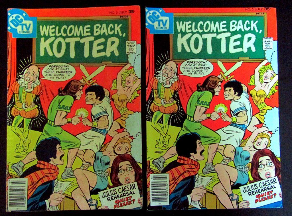 (2) DC TV "WELCOME BACK KOTTER" 1977 (1 of 2)