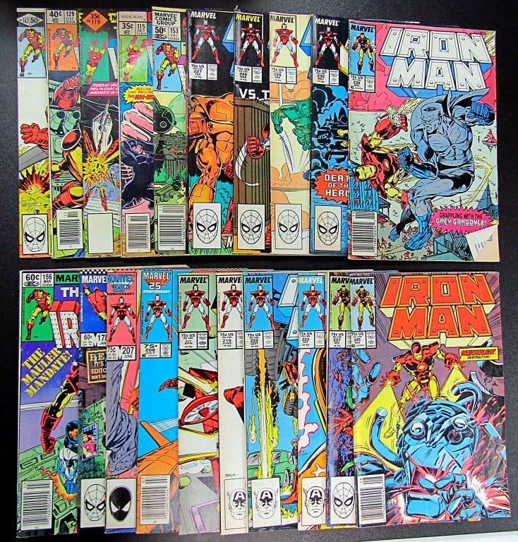 (20) MARVEL IRON MAN 1978-1989 COMIC LOT (1 of 5)