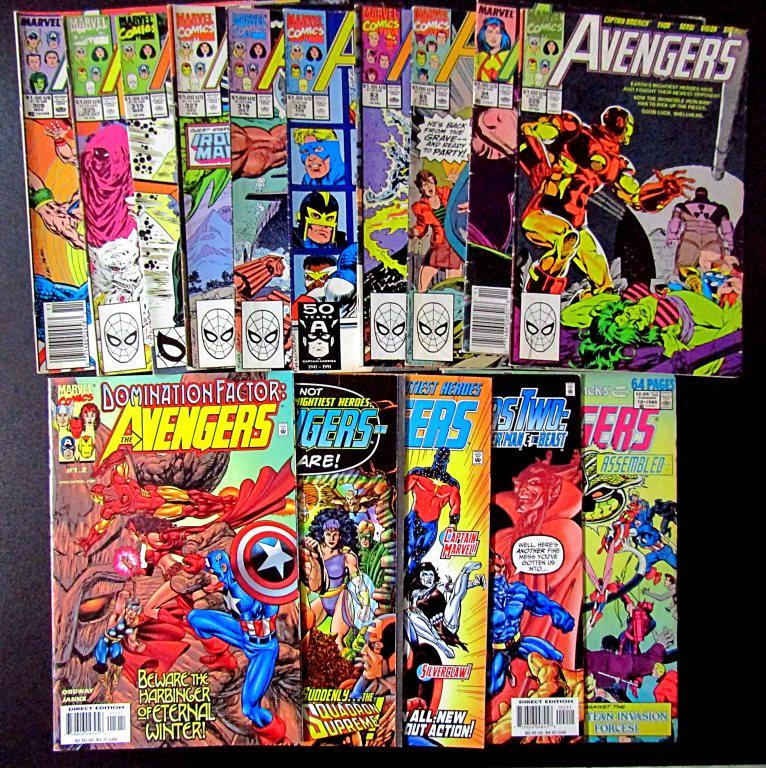 1989-1999 MARVEL THE AVENGERS COMIC LOT (1 of 5)