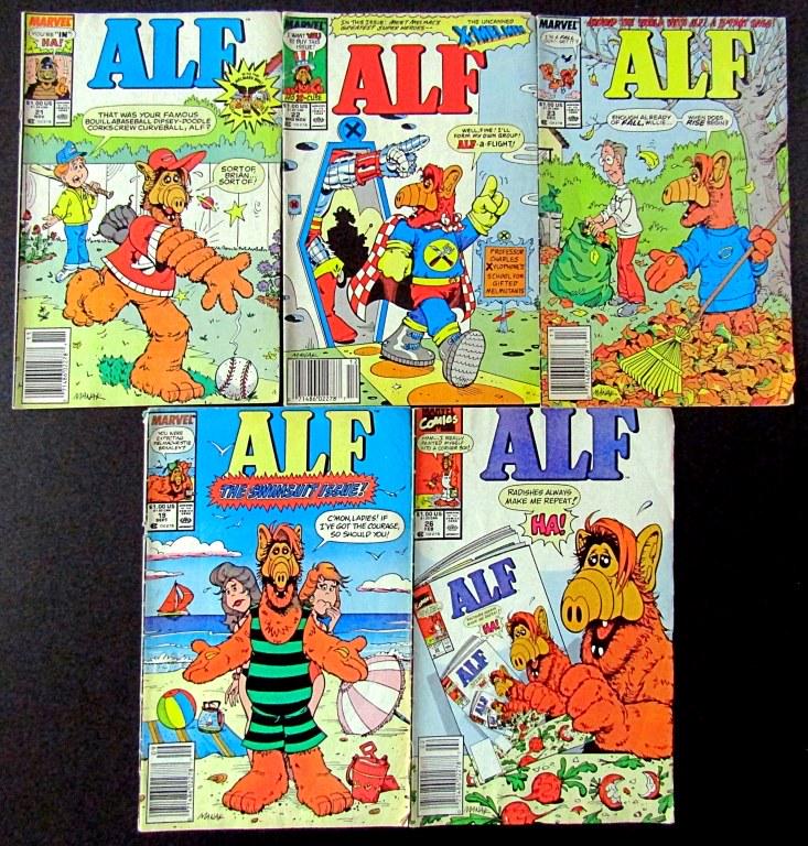MARVEL LOT: (5) ALF 1988-1990 (9) BARBIE '91-93 (1 of 4)