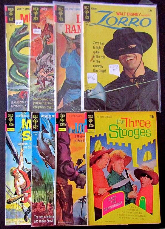 (8) GOLD KEY BOOKS: MIGHTY SAMSON, TUROK, (1 of 5)