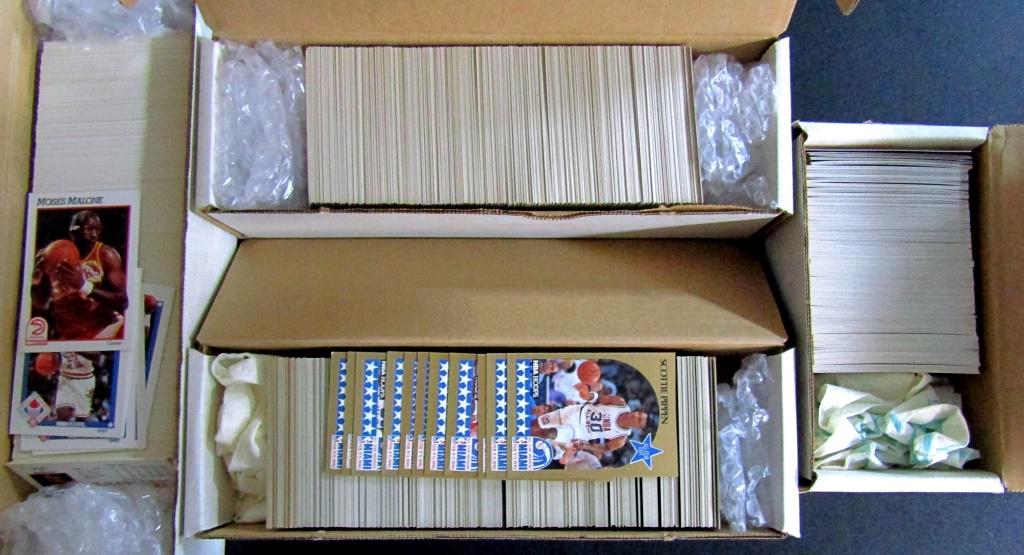 NBA BASKETBALL CARD LOT 1990/91 & 91/92 (1 of 13)