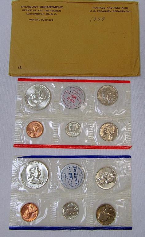 1959 P&D U.S. MINT SET - ORIGINAL (1 of 1)