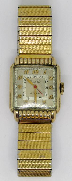 GRUEN JERI THIN 24hr DIAL WATCH (1 of 4)