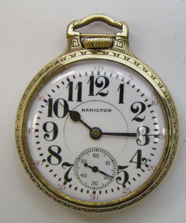 16 SIZE HAMILTON 992 RAILROAD WATCH (1 of 4)