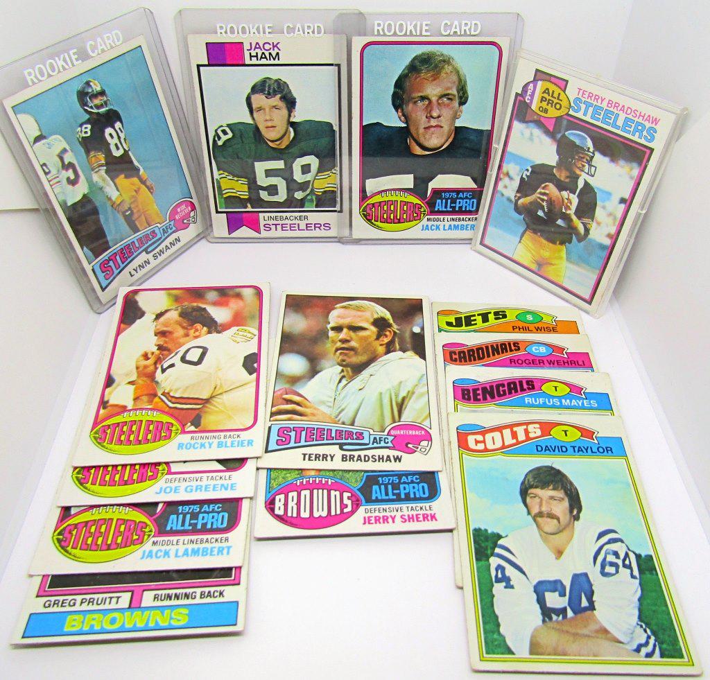 1970's TOPPS FOOTBALL LOT w/STARS & ROOKIES (1 of 5)