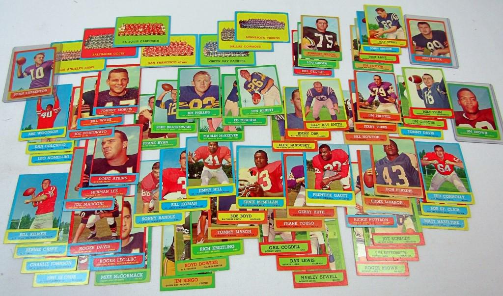 (73) 1963 TOPPS FOOTBALL CARD LOT (1 of 9)