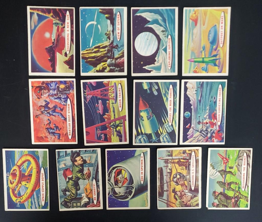 13-1957 TOPPS SPACE CARDS (1 of 2)
