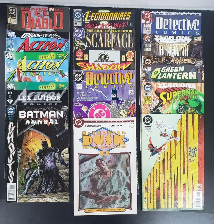 (16) DC COMIC BOOKS - GREAT MIX (1 of 7)