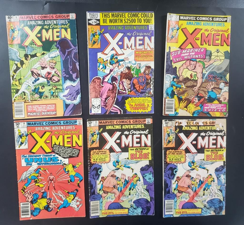 (6) MARVEL THE ORIGINAL X-MEN COMICS (1 of 2)