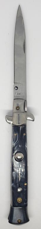 ROSTEREI STINLESS 44C SPRING LOAD KNIFE (1 of 3)