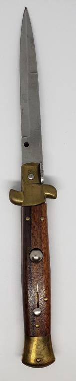 ITALY STAINLESS SPRING ACTION KNIFE (1 of 4)
